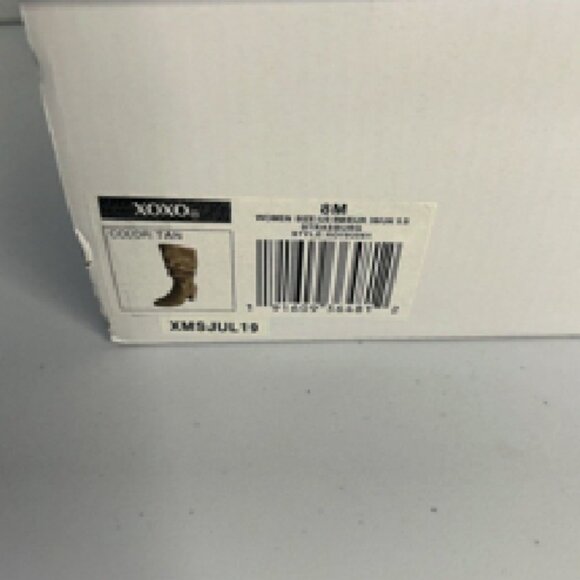 XOXO Strasburg Slouch Western Boots Womens 8M Brown Tan NIB - Picture 8 of 8